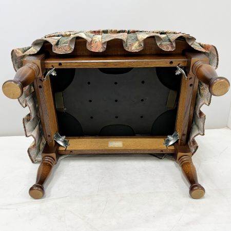  飛騨産業 HIDA 穂高 スツール No.6S  飛騨家具 オットマン K色(ダーク)