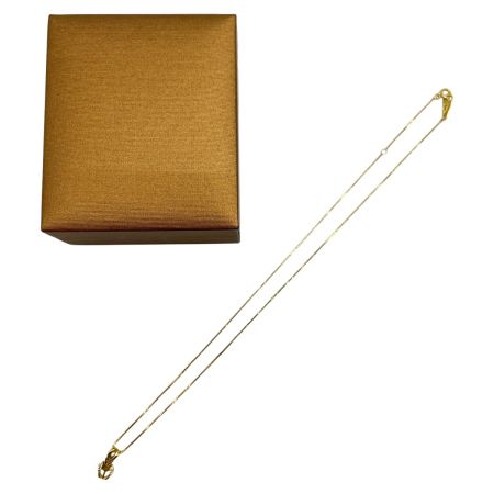  Private Label プライベートレーベル ネックレス K18 2.6g チューリップ メレダイヤ