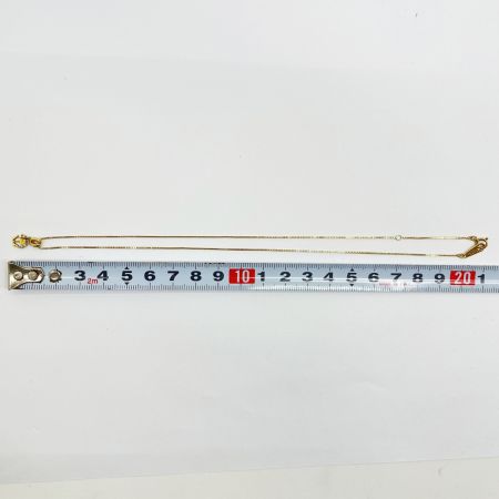  Private Label プライベートレーベル ネックレス K18 2.6g チューリップ メレダイヤ