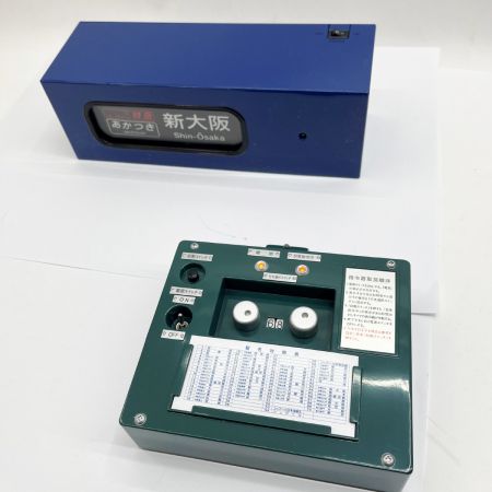  TOMYTEC ジャンク品 電動側面方向幕 DMH-09(液漏れ)/ 指令器 SR-01 DMH-09/SR-01