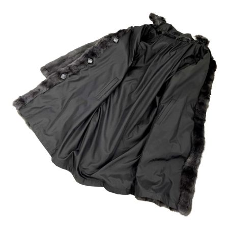   毛皮コート リス リバーシブル レディース アウター グレー