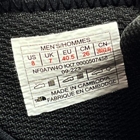  THE NORTH FACE ザノースフェイス スノーブーツ 26cm Nuptse Chukka ヌプシ チャッカ NF02273 ブラック