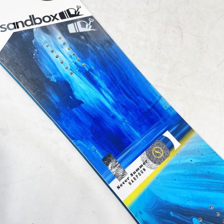  Never Summer Harpoon スノーボード 156cm ディレクショナルパウダーボード ブルー