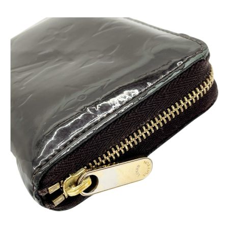  LOUIS VUITTON ルイヴィトン 2つ折り財布 ヴェルニ ジッピーコインパース M93607 アマラント