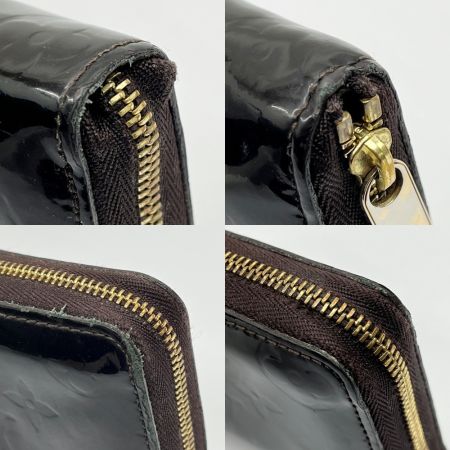  LOUIS VUITTON ルイヴィトン 2つ折り財布 ヴェルニ ジッピーコインパース M93607 アマラント