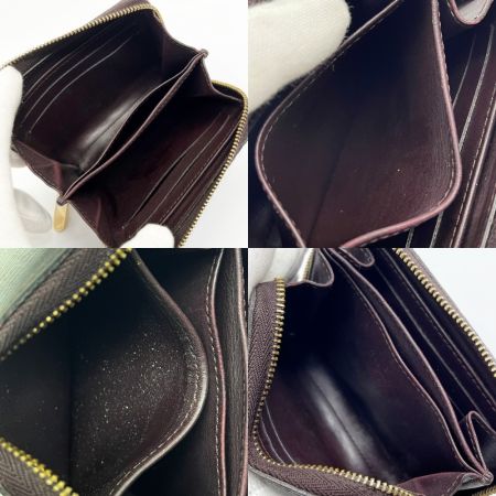  LOUIS VUITTON ルイヴィトン 2つ折り財布 ヴェルニ ジッピーコインパース M93607 アマラント