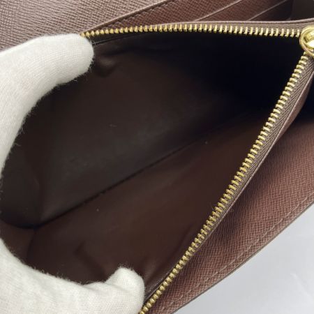  LOUIS VUITTON ルイヴィトン ポルトフォイユ・サラ 長財布 ダミエ N61734 ブラウン系