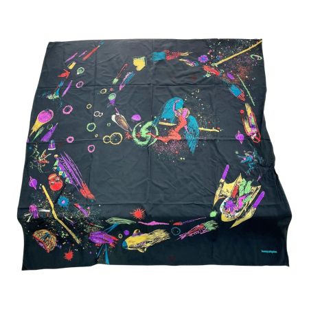  ISSEY MIYAKE イッセイミヤケ スカーフ レディース ブラック