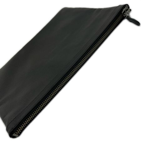  COACH コーチ パンチングレザークラッチバッグ F63066 ブラック