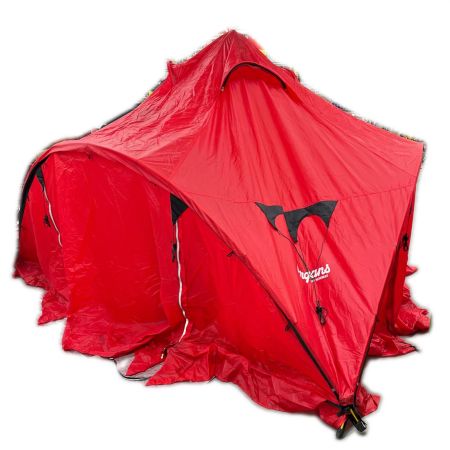  Bergans ベルガンス ワンポールテント ウィグロ LT4 ペグ欠品 レッド