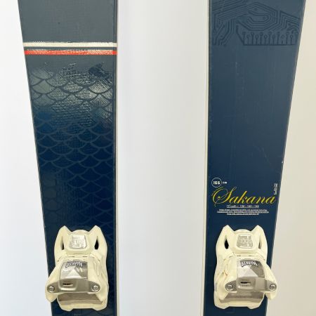  LINE ライン カービングスキー SAKANA 166cm 15° radii ネイビー