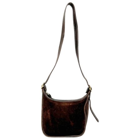  COACH コーチ オールドコーチ ショルダーバッグ 斜め掛けカバン レディース 使用感有 9011 ブラウン