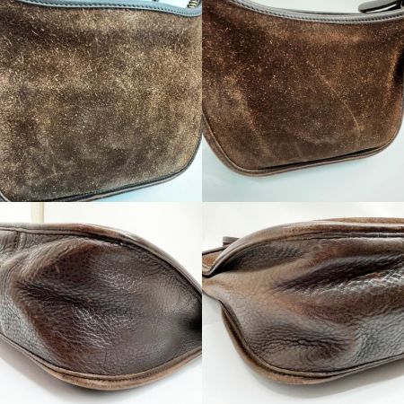  COACH コーチ オールドコーチ ショルダーバッグ 斜め掛けカバン レディース 使用感有 9011 ブラウン