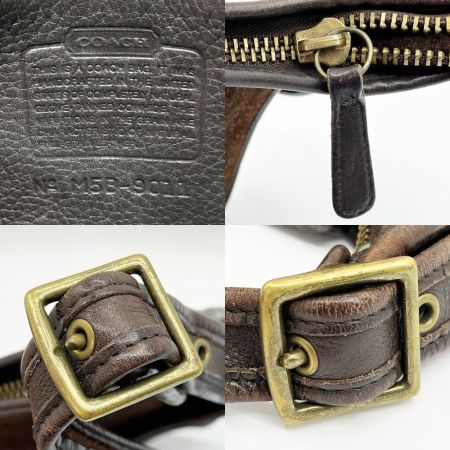 COACH コーチ オールドコーチ ショルダーバッグ 斜め掛けカバン レディース 使用感有 9011 ブラウン