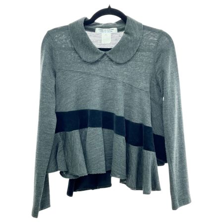  COMME des GARCONS コムデギャルソン カットソー SSサイズ レディース グレー