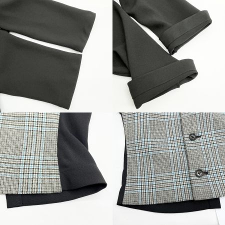  COMME des GARCONS コムデギャルソン シャツ チェック レディース サイズ不明 グレー/黒