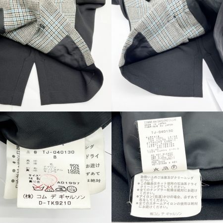  COMME des GARCONS コムデギャルソン シャツ チェック レディース サイズ不明 グレー/黒