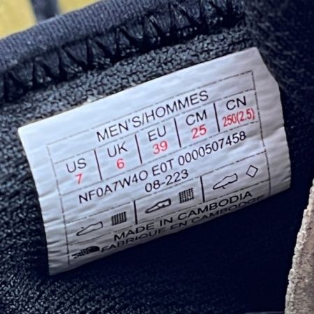  THE NORTH FACE ザノースフェイス スノーブーツ ヌプシ 25.0cm US7 NF02273 カーキ