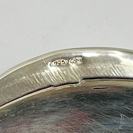  HERMES エルメス ロケットペンダント SILVER925 クスミ有 シルバー×ブラウン