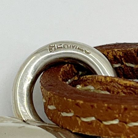  HERMES エルメス ロケットペンダント SILVER925 クスミ有 シルバー×ブラウン