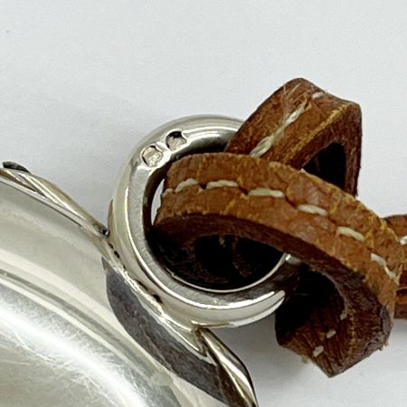  HERMES エルメス ロケットペンダント SILVER925 クスミ有 シルバー×ブラウン