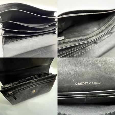  GUCCI グッチ トラベルバッグ クラッチバッグ GG 箱付 163252 ブラック