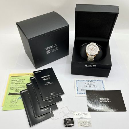  SEIKO セイコー 腕時計 アストロン 5Xシリーズ 電波ソーラー 5X53-0AC0 ホワイト