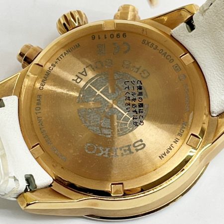  SEIKO セイコー 腕時計 アストロン 5Xシリーズ 電波ソーラー 5X53-0AC0 ホワイト
