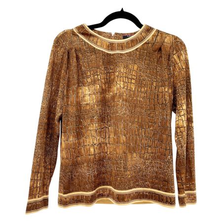  LEONARD レオナール カットソー Mサイズ レディース ブラウン