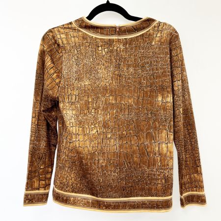  LEONARD レオナール カットソー Mサイズ レディース ブラウン