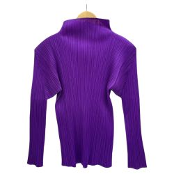◆◆ ISSEY MIYAKE イッセイミヤケ タートルネック カットソー トップス PLEATSPLEASE PP81-JK604 パープル Bランク