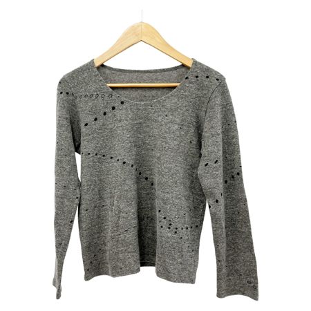  JURGEN LEHL ヨーガンレール カットソー ドット柄 レディース J0183UB231 グレー