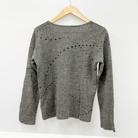  JURGEN LEHL ヨーガンレール カットソー ドット柄 レディース J0183UB231 グレー