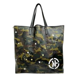 ◆◆ Gentil Bandit ジャンティバンティ トートバッグ 迷彩 グリーン カモフラージュ Bランク