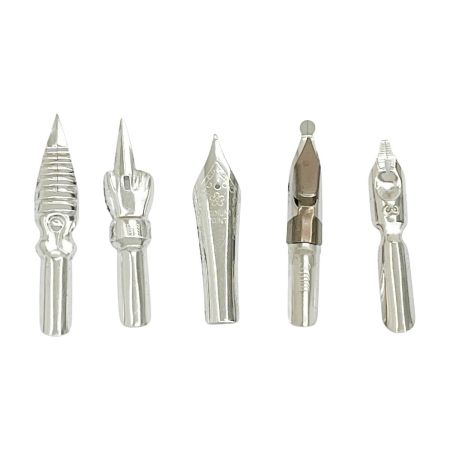   GC QUILL ペンセット 手作り木製ディップペン ラスディップペン ケース付 文房具