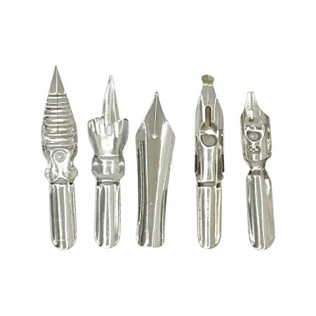   GC QUILL ペンセット 手作り木製ディップペン ラスディップペン ケース付 文房具