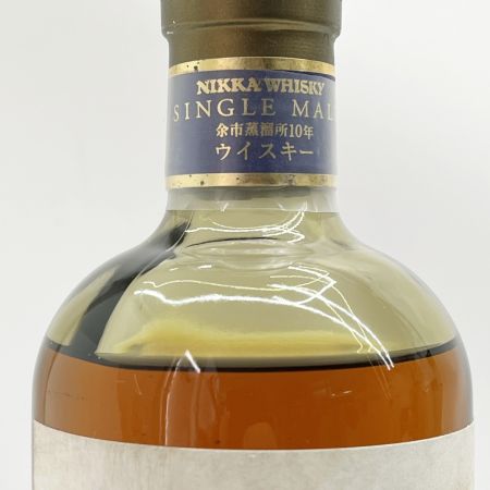 【北海道内限定発送】 NIKKA WHISKY ニッカウイスキー 余市 10年 45％ 700ml 余市蒸留所10年貯蔵シングルモルト  未開栓