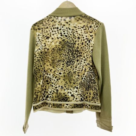  LEONARD レオナール ニットジャケット Mサイズ カシミヤ 羊革 アウター