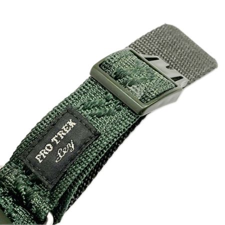  CASIO カシオ 腕時計 PRO TREK クォーツ 本体のみ ナイロン カーキ  PRL-35