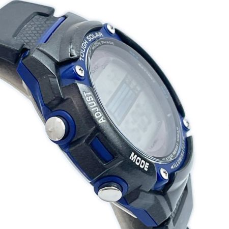  CASIO カシオ 腕時計 スポーツギア タフソーラー 本体のみ ラバー キズ有 W-S210H