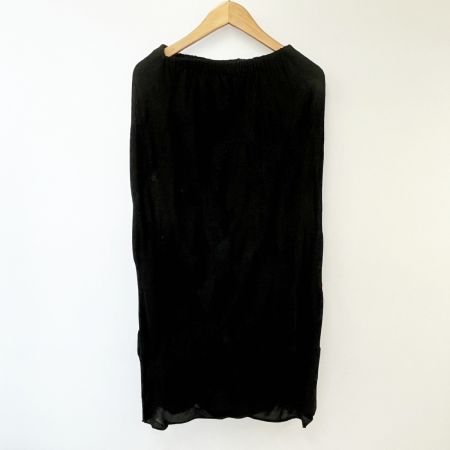  JURGEN LEHL ヨーガンレール スカート レディース シミあり/中タグなし ブラック