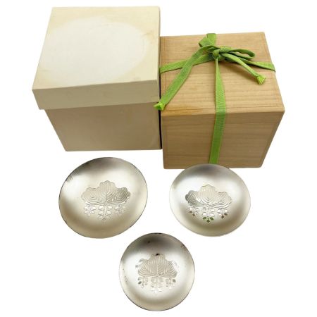   銀杯 シルバー1000 造幣局製 刻印 179.6g 124.0g 88.9g 3個セット 総重量392.5ｇ