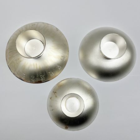   銀杯 シルバー1000 造幣局製 刻印 179.6g 124.0g 88.9g 3個セット 総重量392.5ｇ