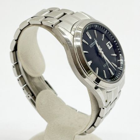  CITIZEN シチズン 【ジャンク】エクシード EXCEED エコ・ドライブ電波時計 H128-T017991 シルバー