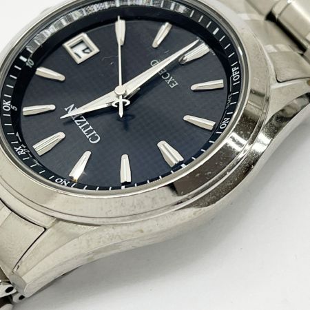  CITIZEN シチズン 【ジャンク】エクシード EXCEED エコ・ドライブ電波時計 H128-T017991 シルバー