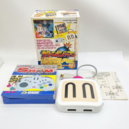  SEGA SATURN セガサターン ジャンク品 サターンボンバーマンPAC 中身SBON MULTITAPのみ