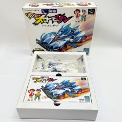 ◆◆ SFC ソフト 【ジャンク】ミニ四駆シャイニングスコーピオンレッツ＆ゴー初回限定オリジナル版 Dランク