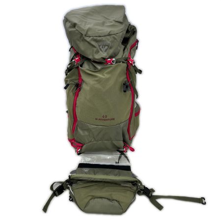  ROSSIGNOL ロシニョール ADVENTURE PACK 40L バックパック ポーチ付 オリーブ