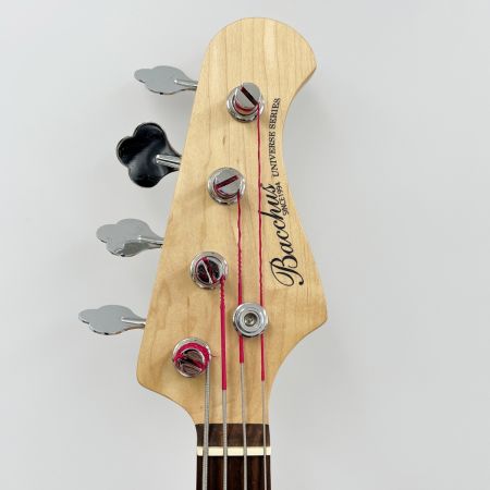  bacchus バッカス エレキベース UNIVERSE SERIES ケース付 ブラック系