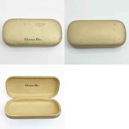  Christian Dior クリスチャンディオール サングラス アイウェア ネジゆるめ ケース付き ブラウン